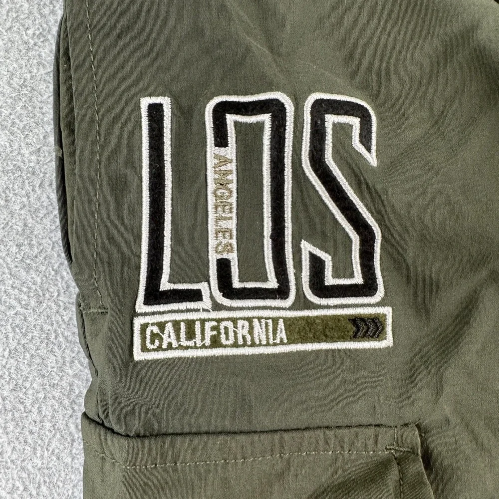 Ring of Fire Jogger Pants Boys 14 Green Los Angeles GOAT Cargo RBB1609NT Stretch